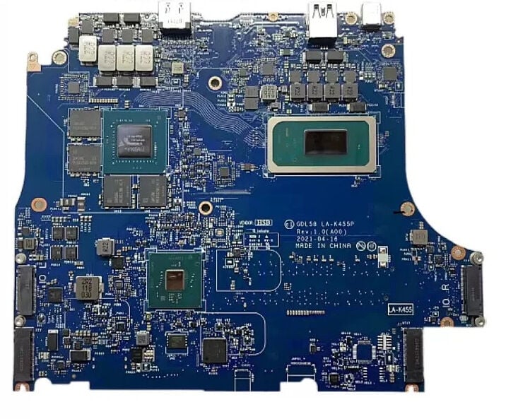 Dell Inspiron G15 5510 5511 5515 5520 5521 5525 P105F Orijinal Anakart i7-11800H RTX 3050 Tİ LA-K455P