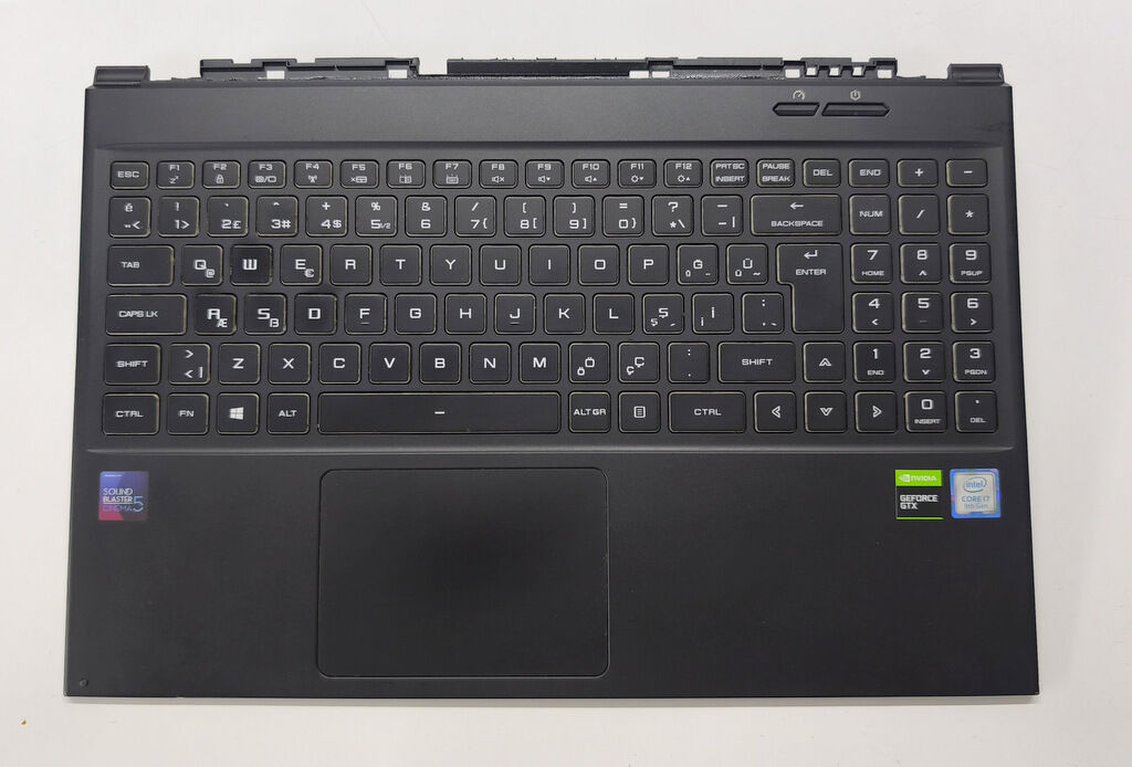 Monster Abra A5 V15.1 2 3 4 5 6 7 8 Tulpar T5 V19.1 2 Orijinal Klavye Üst Kasa