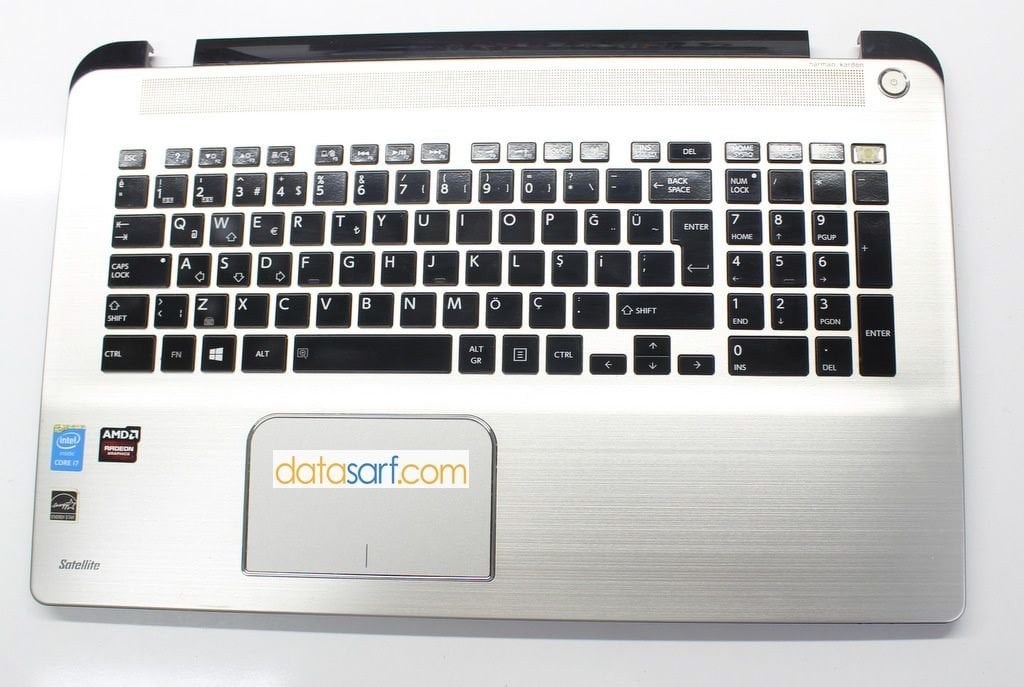 Toshıba Qosmıo X75-B Orijinal Üst Kasa Klavye TouchpadV000351760