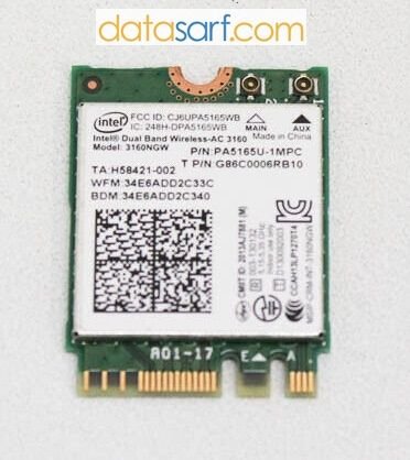 Toshiba Satellite L50-C Wireless Kart Ac3160 Pa5165u-1mpc 5g