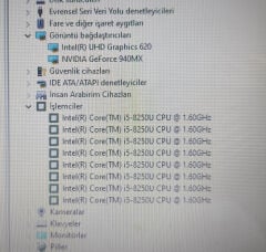 Casper F600 F650 F700 F750 F800 F850 F15 Orijinal Anakart İ5-8250U GEFORCE 940MX