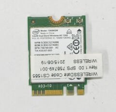 HP EliteBook 850 G1 G2 855 G1 G2 750 G1 G2 755 G1 G2 Orijinal Wireless Kart 756749-001