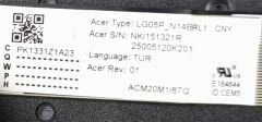 Acer AN515-55 43 55 56 57 AN715-50 N18C3 N20C1 Orijinal Klavye Üst Kasa Palmrest AP3AT000422 ACM20M1