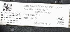 Acer AN515-55 43 55 56 57 AN715-50 N18C3 N20C1 Orijinal Klavye Üst Kasa Palmrest AP3AT000422 ACM20M1