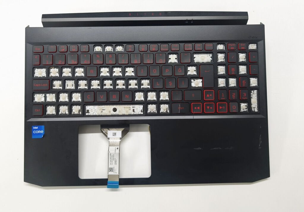 Acer AN515-55 43 55 56 57 AN715-50 N18C3 N20C1 Orijinal Klavye Üst Kasa Palmrest AP3AT000422 ACM20M1
