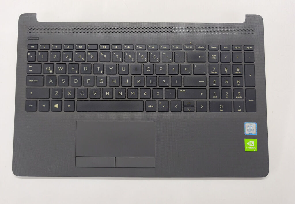 HP 15-DA 15-DB 15-DR 250 G7 255 G7 256 G7 TPN-C135 TPN-C136 Orijinal Klavye Üst Kasa Palmrest