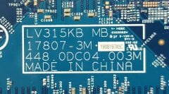 Lenovo V330-15 V130-15IKB V130-15IGM 81HN V130-15IKB Orijinal Anakart i3-7020U 4GB Ram LV315KB 17807-3M 448.ODCO4.003M