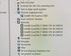 Dell Latitude E5550 5550 P37F P37F001 Orijinal Anakart Ekran Kasa İ7-5600U