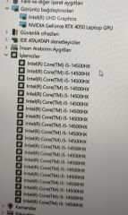 HP Victus 16-R 16-S TPN-C169 TPN-C170 Anakart i5-14500HX RTX4050