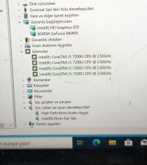 Lenovo Yoga 520-14 320S-14 Flex 5-1470 81C8 80X8 Orijinal Anakart LA-E541P İ5-7200U 940MX
