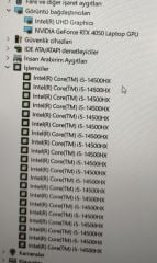 HP Victus 16-R Anakart i5-14500HX RTX4050