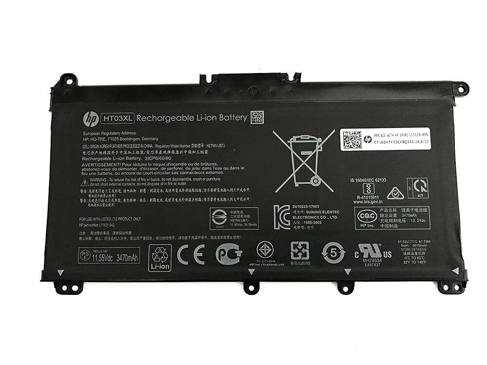 HP HT03XL Orijinal Batarya Pil