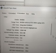 HP Victus 16-S00XXX Anakart i5-14500HX RTX4050