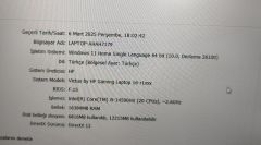 HP Victus 16-S00XXX Anakart i5-14500HX RTX4050