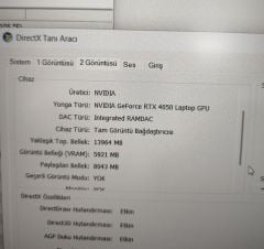 HP Victus 16-R1058NT Anakart i5-14500HX RTX4050
