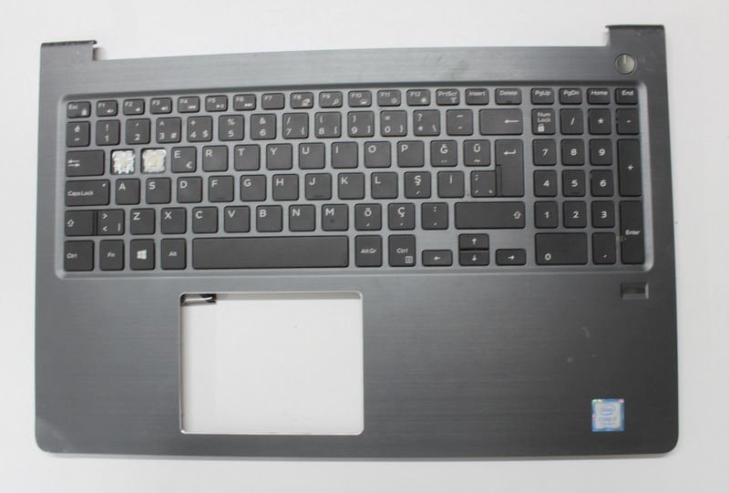 Dell Vostro P62F001 Orijinal Kusurlu Klavye Üst Kasa