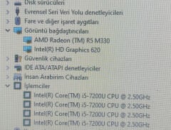 HP 15-BS 15-BW 15-RB 15-RA 250 G6 255 G6 Orijinal Anakart i5-7200U R5 M330 2GB LA-E801P