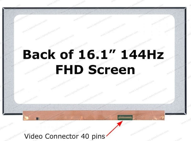 HP VICTUS 7 16-D 16-E TPN-Q264 TPN-Q263 Orijinal Lcd Ekran NV161FHM-NX1 HW V3.0 40 pin 144hz