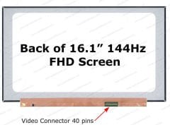 HP VICTUS 7 16-D 16-E TPN-Q264 TPN-Q263 Orijinal Lcd Ekran NV161FHM-NX1 HW V3.0 40 pin 144hz