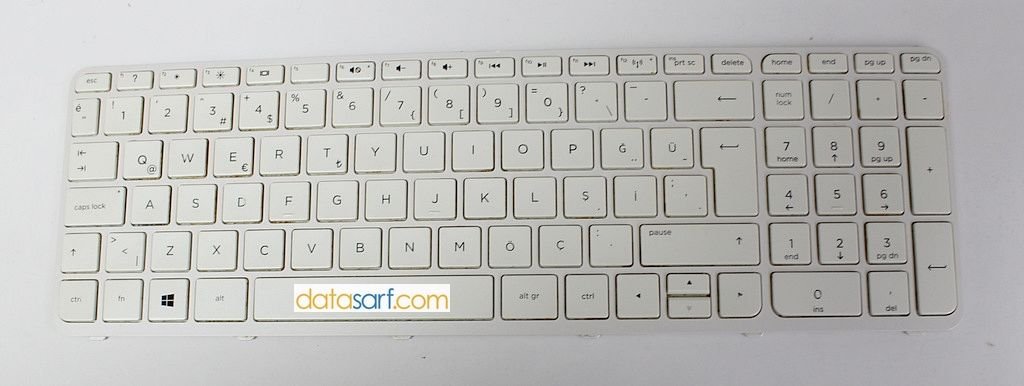 Hp 15N  15-N 15-F 15F 15Tn Orijinal Beyaz Klavye 726104-141