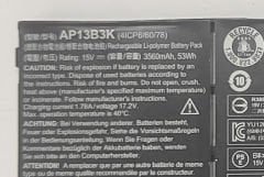 Acer Es1-511 Es1-520 Es1-521 Es1-522 Tf71 Orijinal Batarya Pil AP13B3K