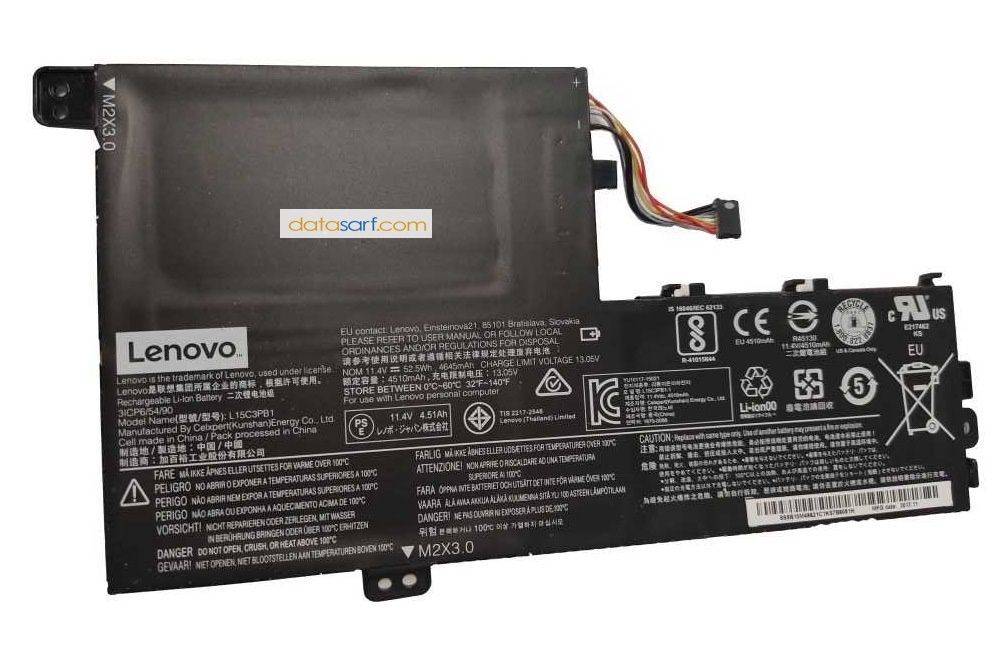 Lenovo Flex4-1480 Orijinal Batarya Pil L15C3PB1