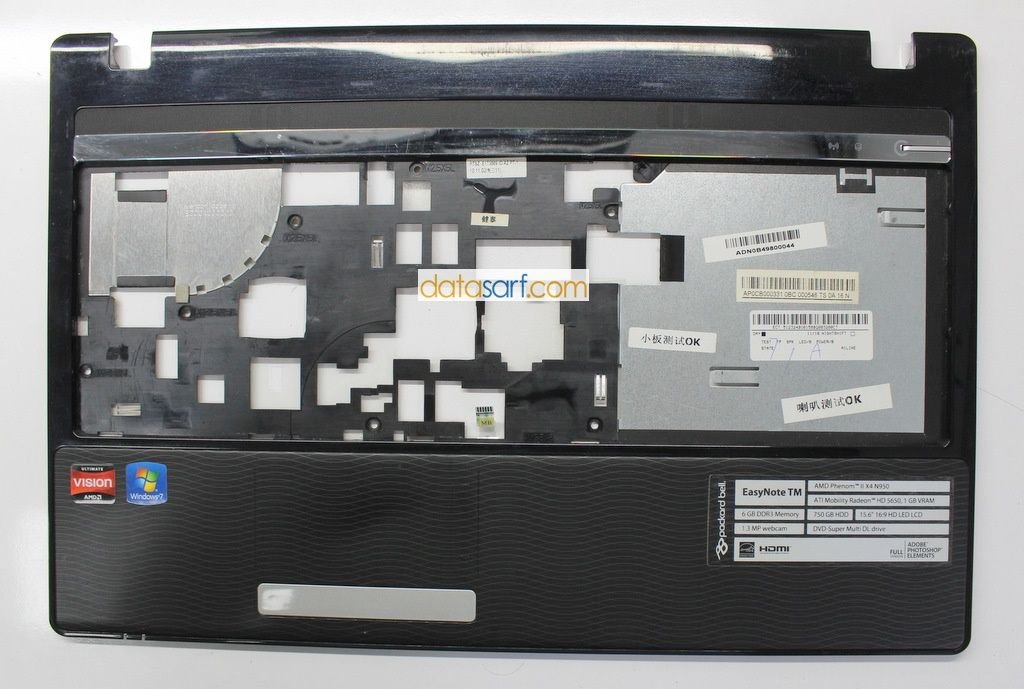 Packard Bell NEW95 TM81 TM85 TM82 TM83 TM86 Üst Kasa Palmrest
