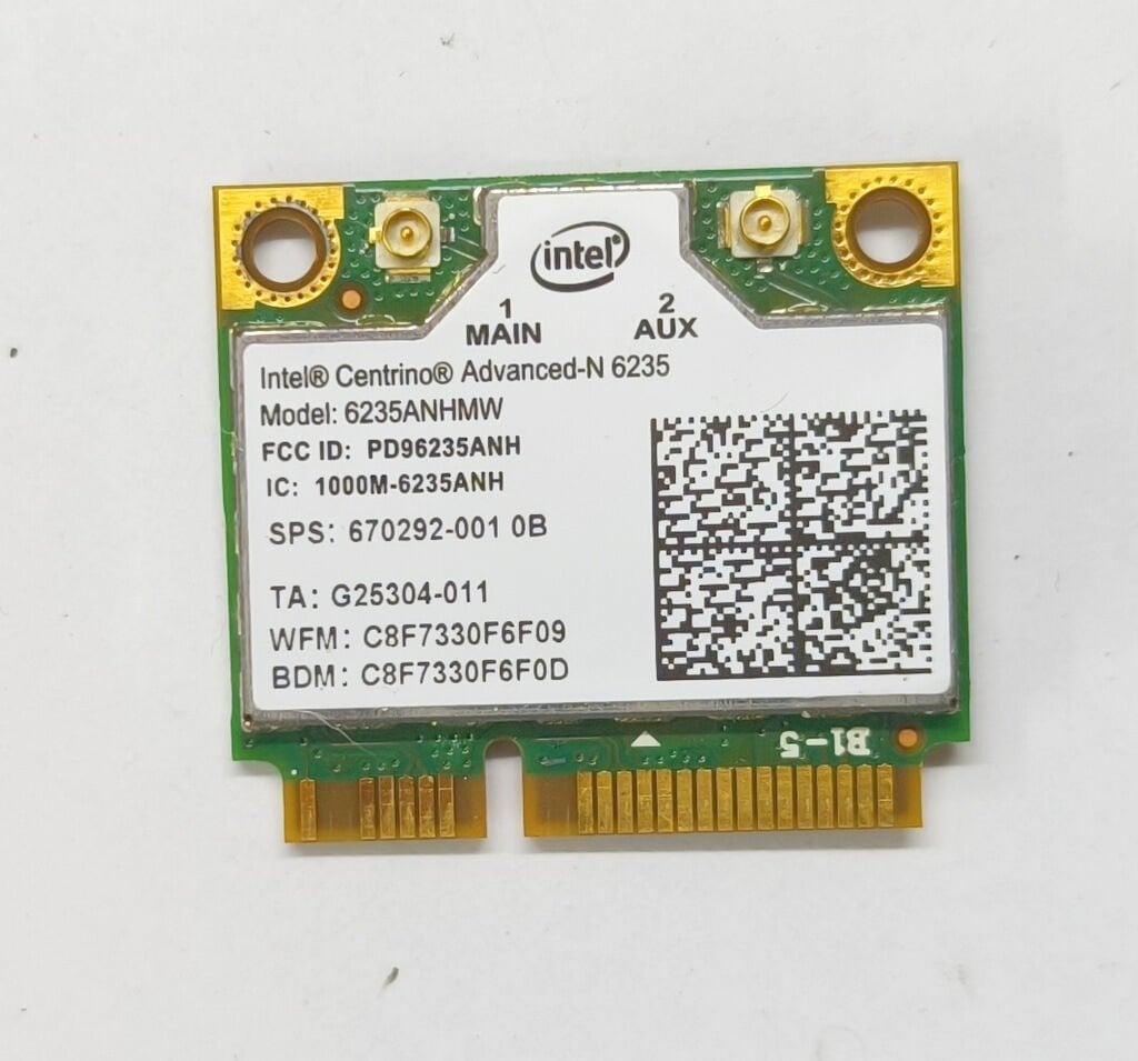 HP 9470 9470M Orijinal Wireless Kart 670292-001