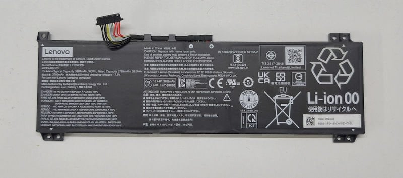 Lenovo 15ARH7 15IAH7 16ARH7H 82SB 82UK 82S9 Orijinal Batarya Pil L21C4PC0