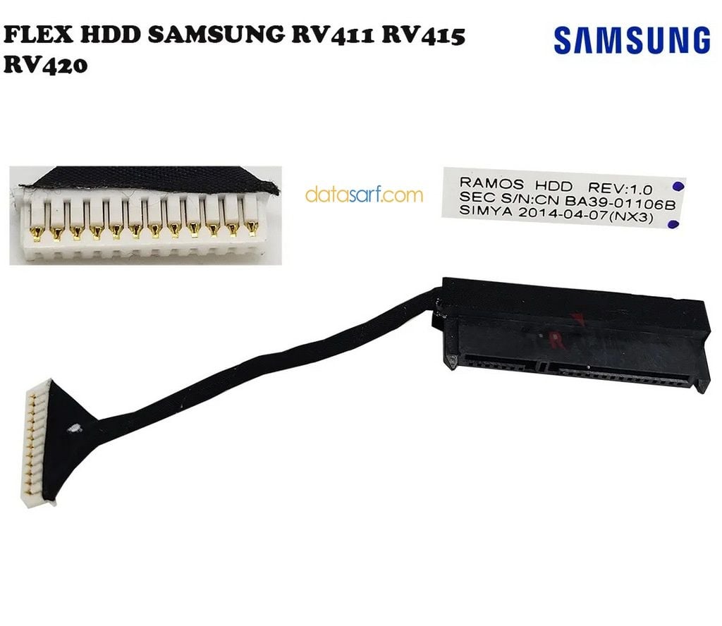 Samsung RV509 RV511 RV511 RV513 RV515 RV518 RV520 S3511 S3520 Harddisk Flex Kablo BA39-01106B