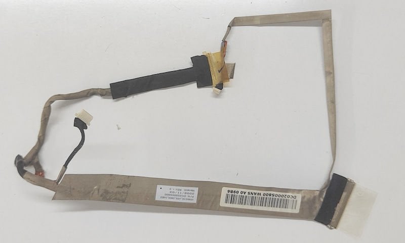 Toshiba Satellite L500 L505 Orijinal Lcd Data Flex Kablo DC02000S800