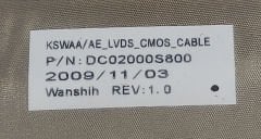 Toshiba Satellite L500 L505 Orijinal Lcd Data Flex Kablo DC02000S800