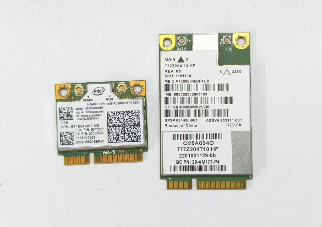 Hp 8570P Orijinal Wireless Wan Kart Set 631954-001