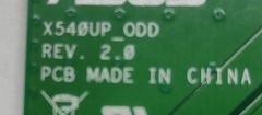 Asus X540UP_ODD Rev 2.0 Harddisk Kart
