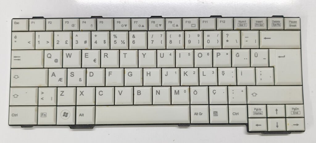 Fujitsu Lifebook S761  S751 S752 S760 S762 E751 E752 T901 Orijinal Klavye MP-09K36003D853