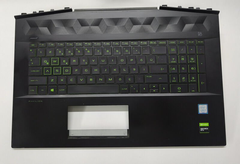 HP Pavilion Gaming 17-CD 17T-CD TPN-C142 Orijinal Üst Kasa Klavye