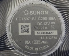 Dell G15 5530 5531 5535 5540 5545 P121F Orijinal Fan EG75071S1-C290-S9A EG75071S1-C280-S9A