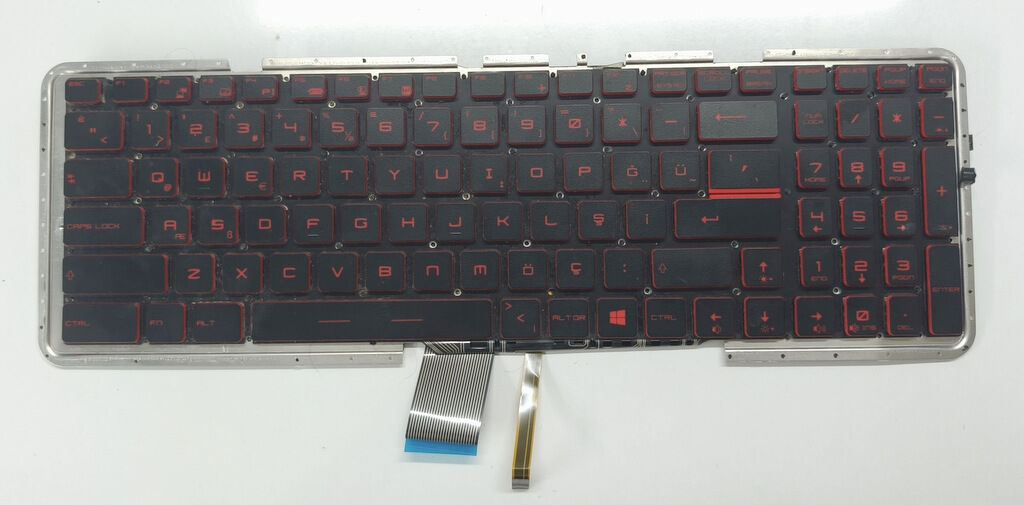 MSI GE75 GP75 GL75 MS-17E1 MS-17E2 GE65 GL65 GP65 Orijinal Klavye Kırmızı V143422KK1