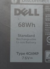 Dell Latitude 5400 5401 5410 5411 P98G Orijinal Batarya Pil 4GVMP 04GVMP