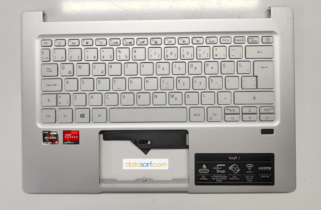 Acer Swift 3 SF314-42 Üst Kasa Klavye Palmrest AM2WG000400