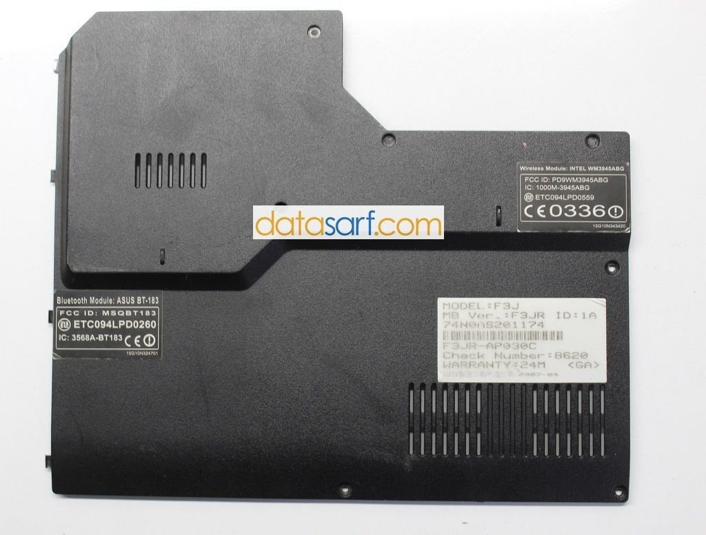 Asus F3 F3j F3e F3f F3h F3ja Alt Kapak