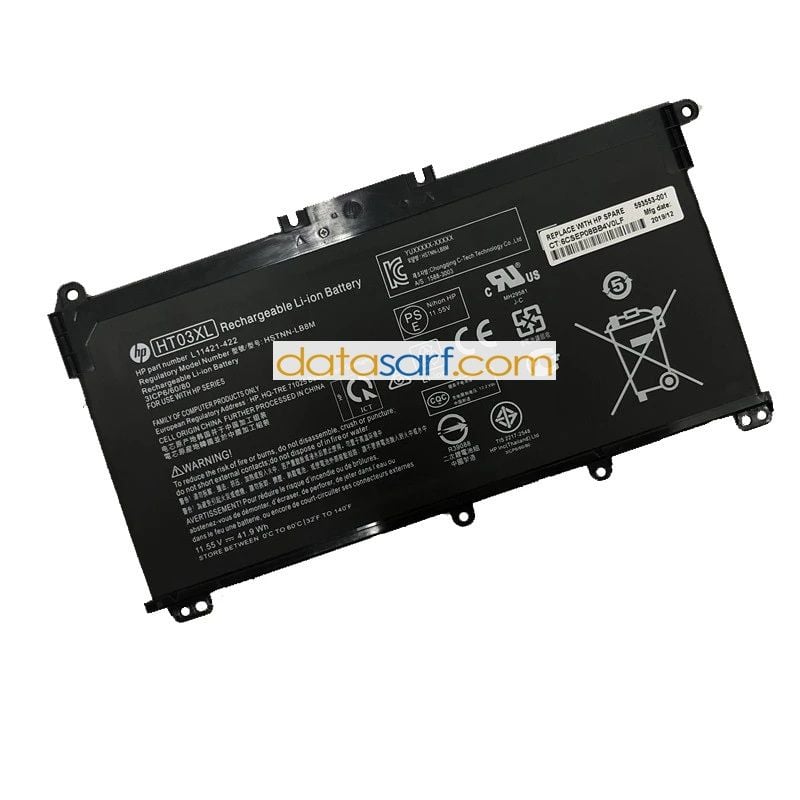 HP TPN-Q190 Orijinal Batarya Pil TF03XL HT03XL
