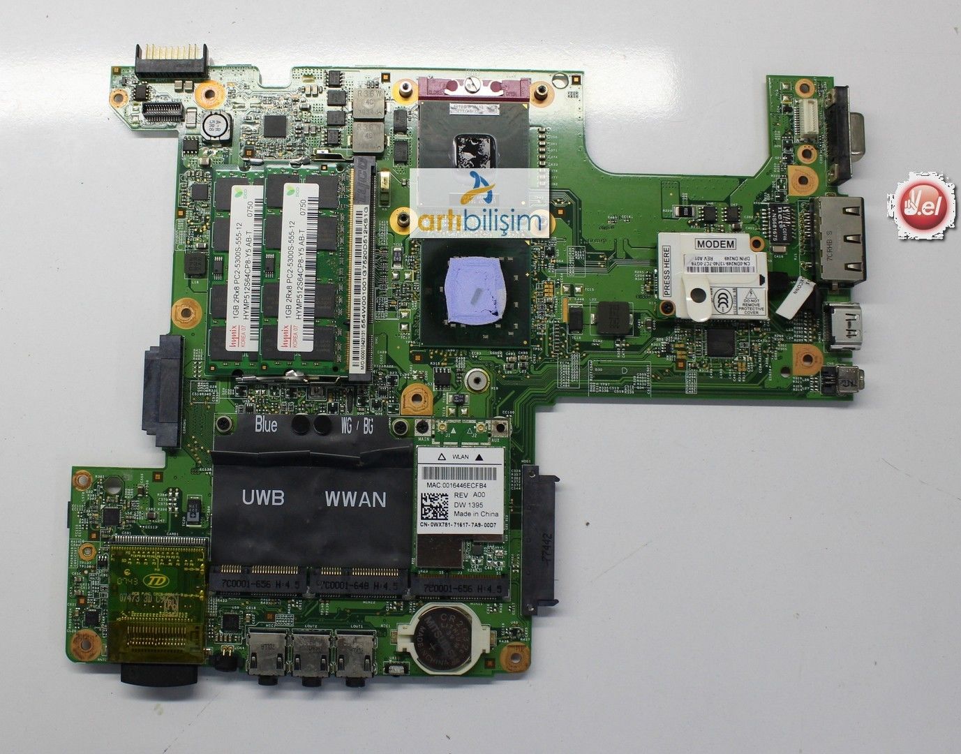 Dell 1525 1526 Pp29l Anakart 48.4W002.011
