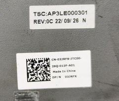 Dell Inspiron 15 3510 3511 3515 3520 3521 3525 Vostro 3510 3511 3515 3520 3521 3525 P112F Orijinal Alt Kasa 03JRFX