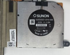 Dell Latitude 5420 5421 5430 5431 5424 E5420 P137G Precision 3470 Orijinal Fan Soğutucu Bakır Heatsink AT30K002ZAL EG500S50S1-CH10-S9A 5V