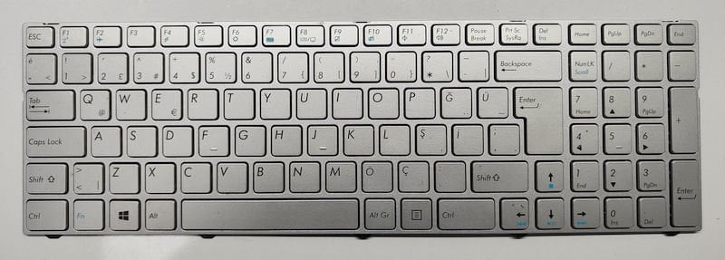 Casper C810 Orijinal Klavye Silver