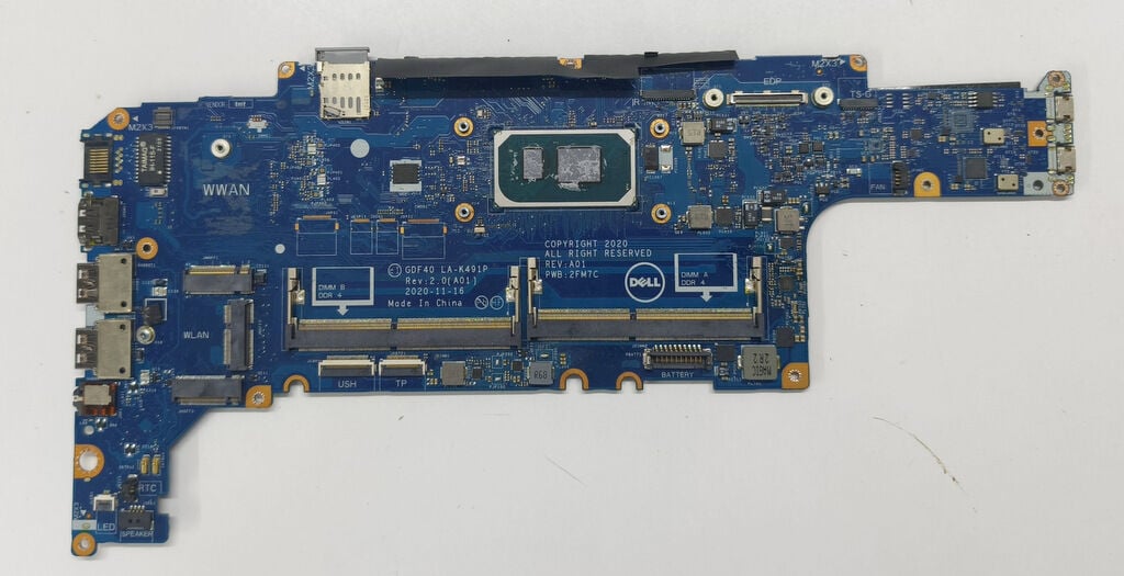 Dell Latitude 5420 5421 5430 5431 5424 E5420 P137G Precision 3470 Orijinal Arızalı Anakart LA-K491P