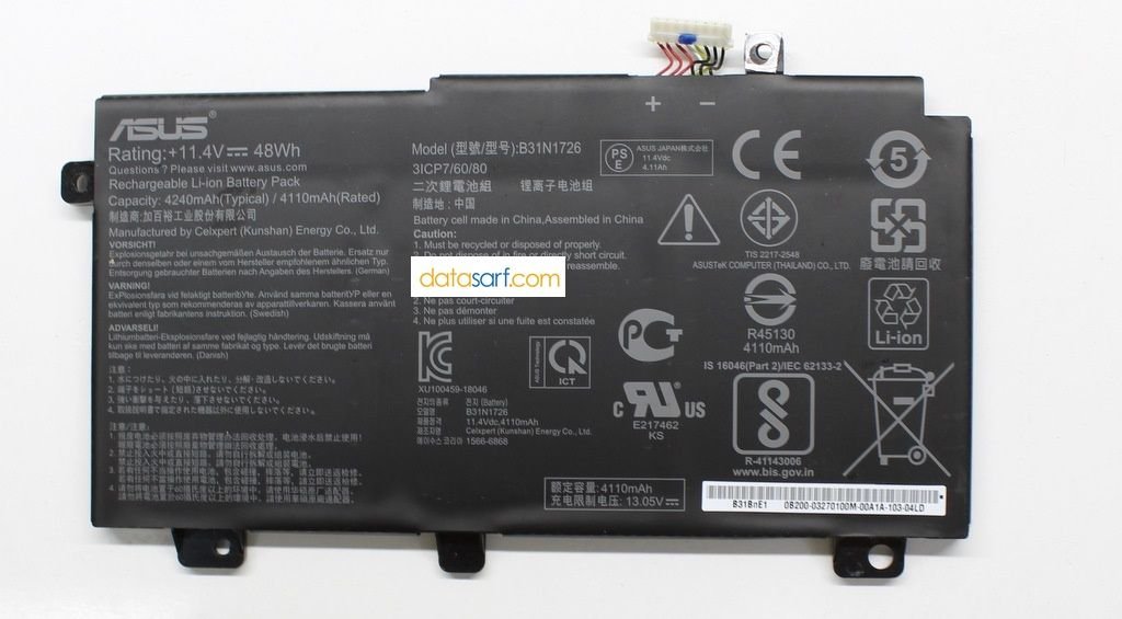 Asus Tuf FA506IU Orijinal Batarya Pil B31N1726