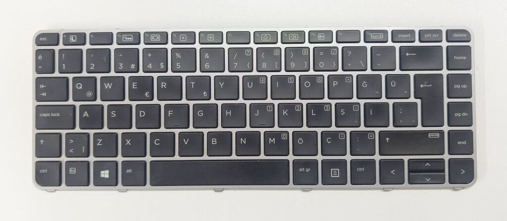 HP EliteBook 1040 G3 Klavye Tuş Takımı NSK-CY0BQ 818252-141 844423-141