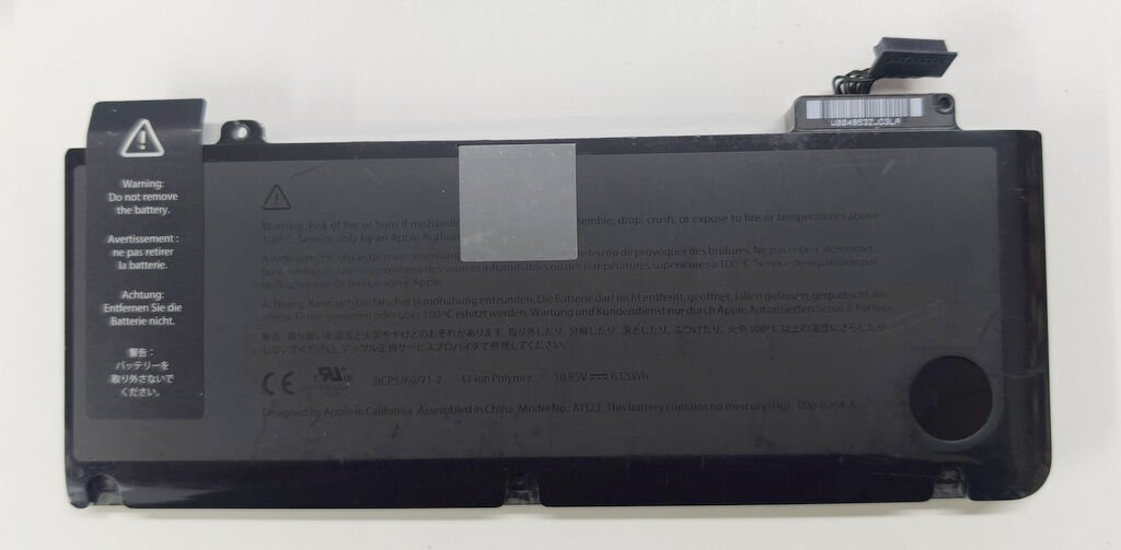 Apple Macbook A1278 A1322 Orijinal Batarya Döngü 325